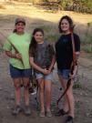 3 generations of archers, Debbie Keeling, daughter Codi Haines, granddaughter Abigail Haines